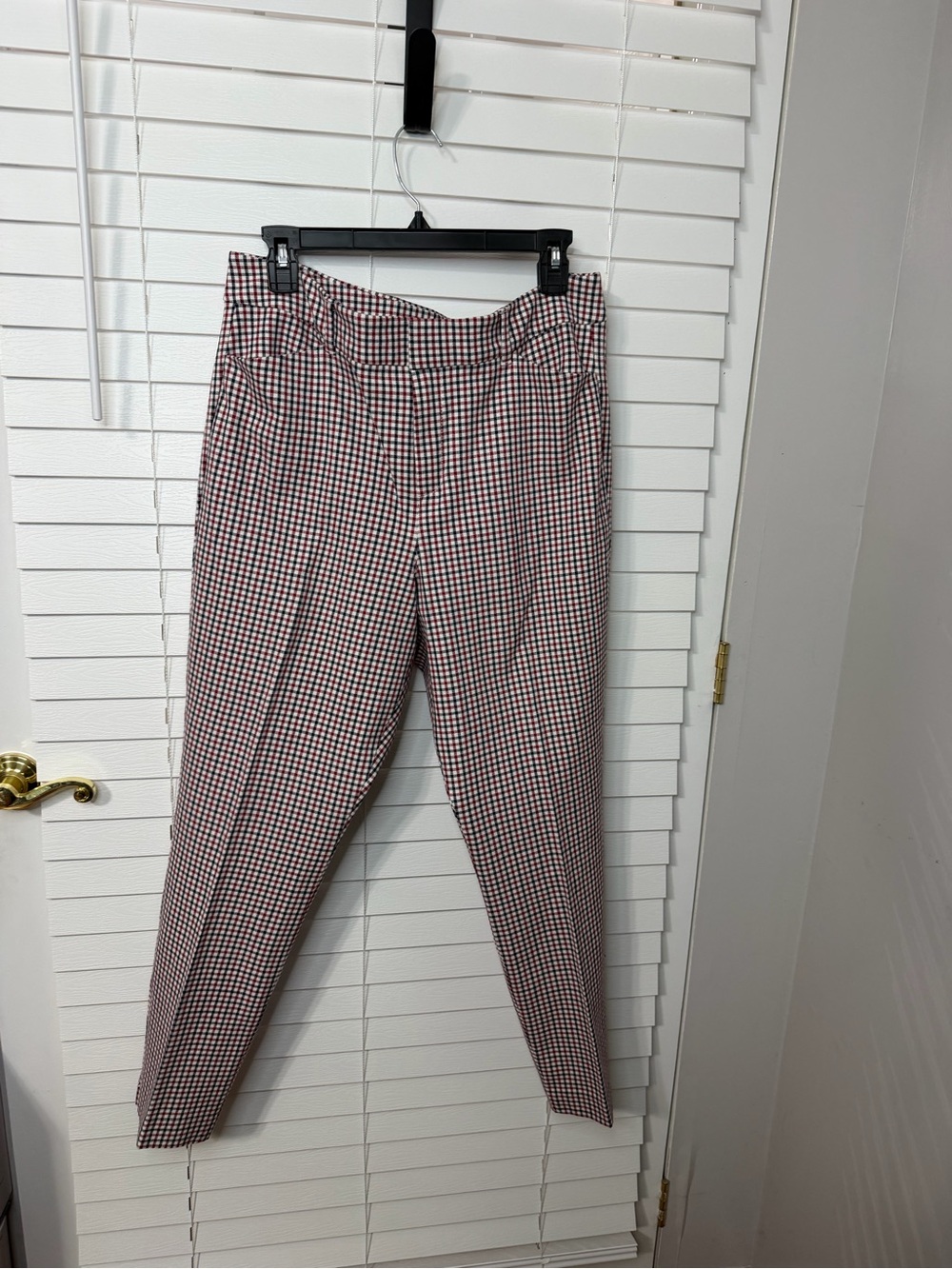 Old Navy Red and White Checked Men's Chinos